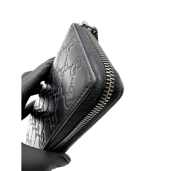 Gucci GG Twins Guccissima Zip Around Continental Wallet Excellent 307987-0959 - Picture 10 of 16
